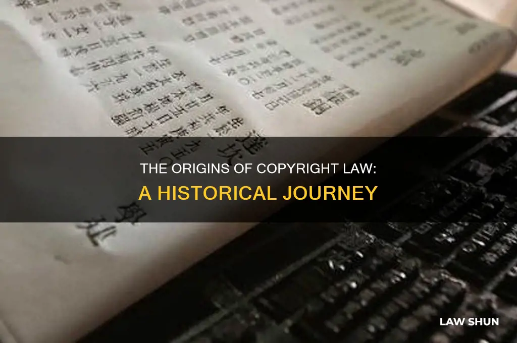 when did copyright law start