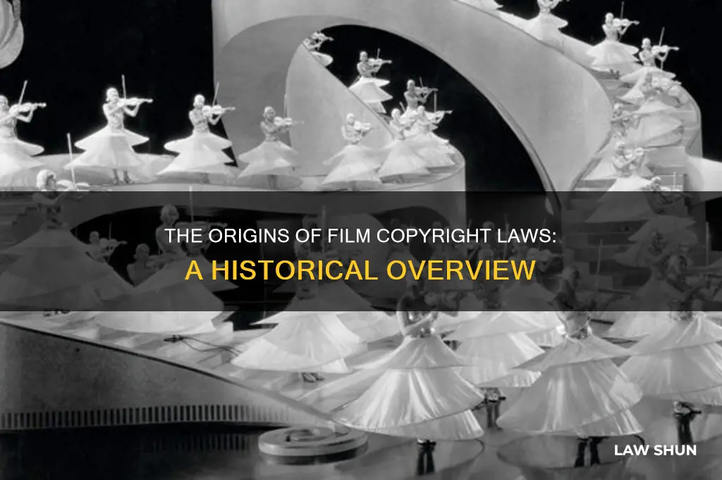 when did copyright laws for film start