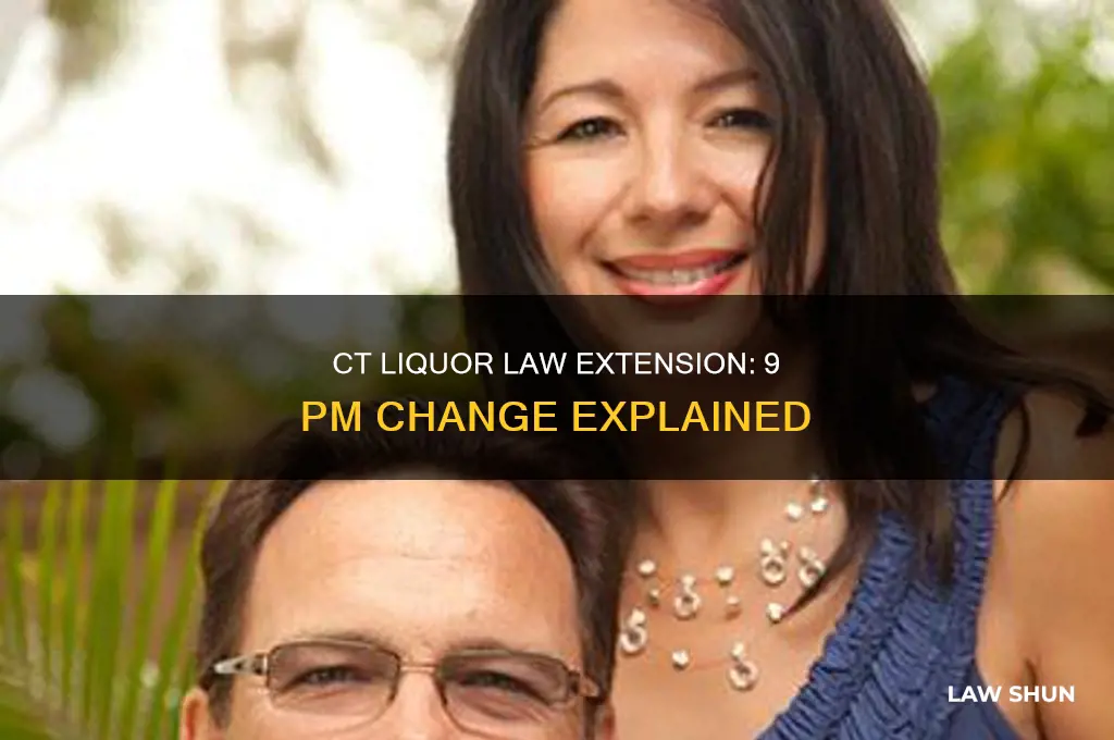 when did ct liquor law go to 9pm from 8pm