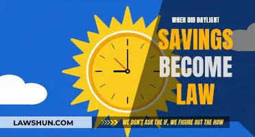 Daylight Saving Time: A Historical Legal Overview