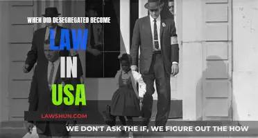 The Long Road to Desegregation: A US Law History