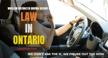 Ontario's Distracted Driving Law: When Did It Start?