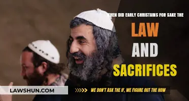 Early Christians' Rejection of Jewish Law and Sacrifices: A Turning Point