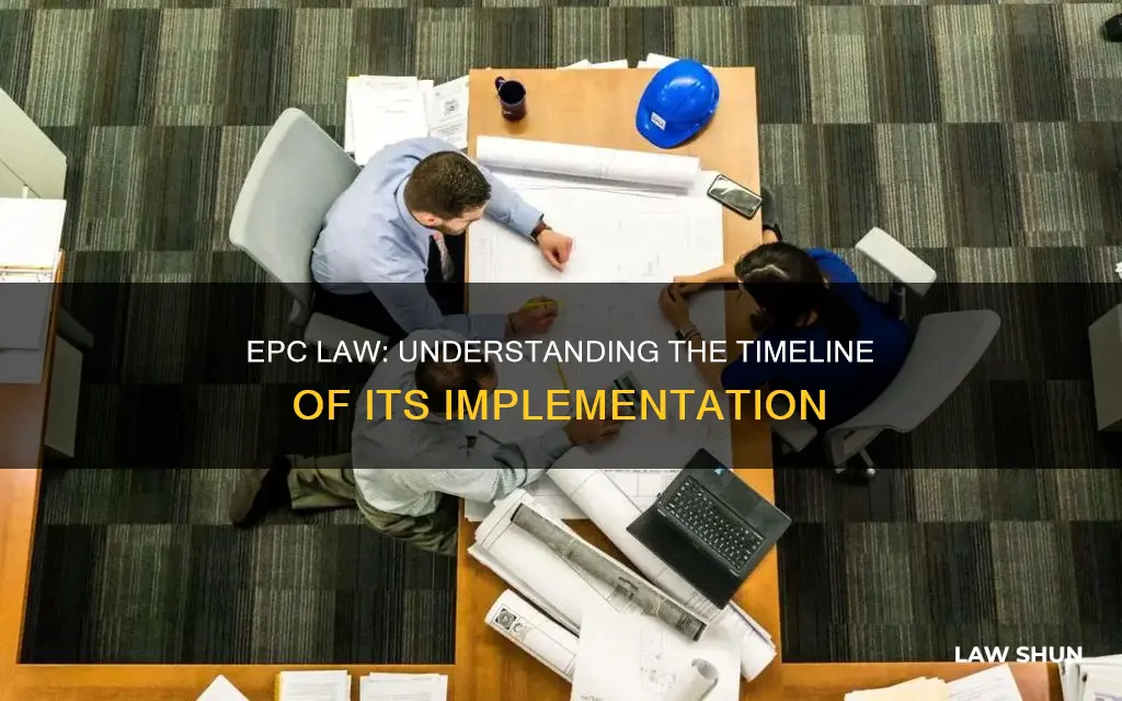 when did epc become law for sales