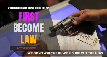 Firearm Background Checks: When Did Legal Regulation Begin?