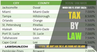 Sales Tax Law: When Did Florida Start?