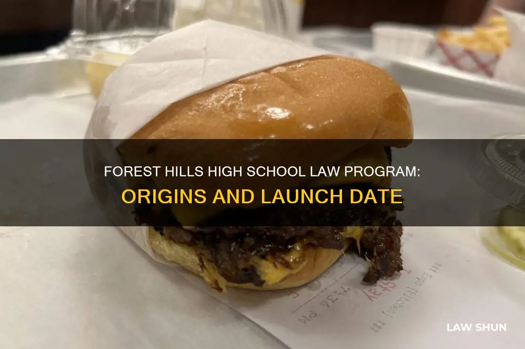 when did forest hills highschool law program come out