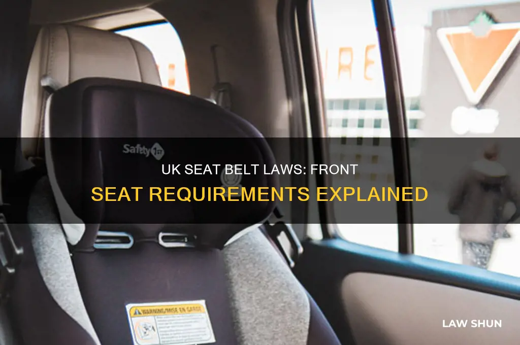 when did front seat belts became law in uk