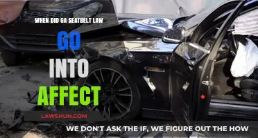 Georgia's Seatbelt Law: When Did It Officially Take Effect?