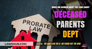 Georgia's Deceased Parents Debt Laws: When Did Changes Occur?