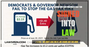 California's Gas Tax: Governor Brown's Signature Move