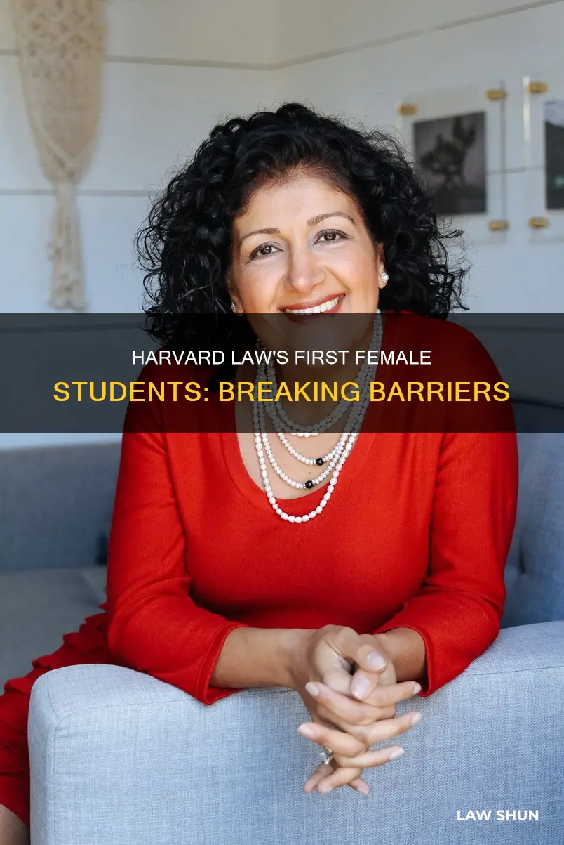 when did harvard law first admit women students