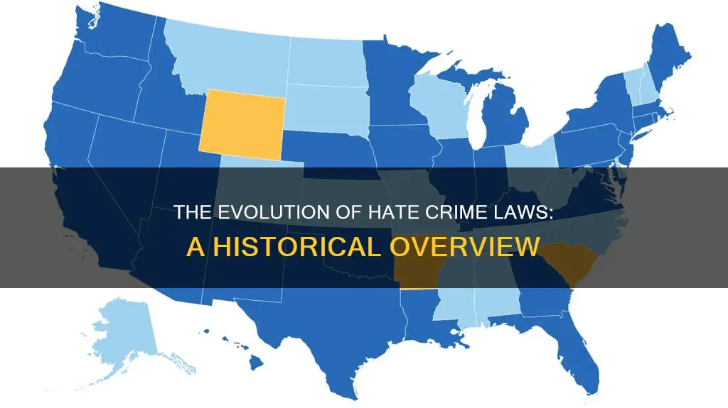 when did hate crime become a law