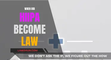 HIPAA Law: When Did It Come Into Effect?