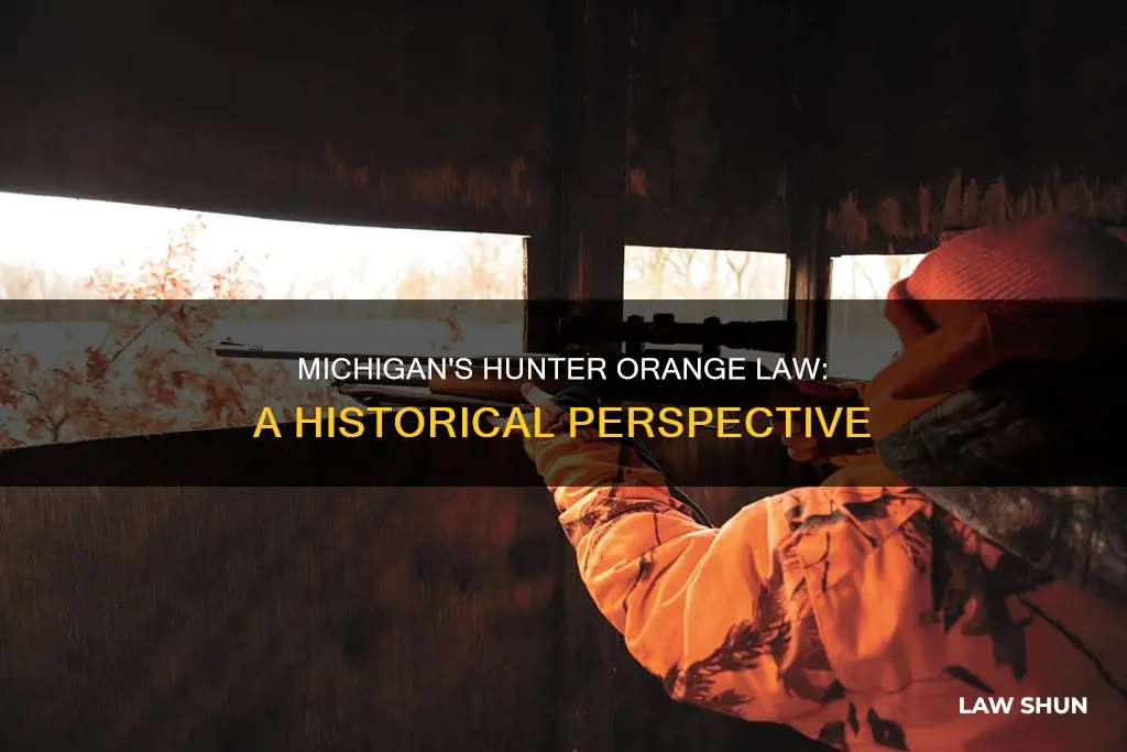 when did hunter orange become the law in michigan