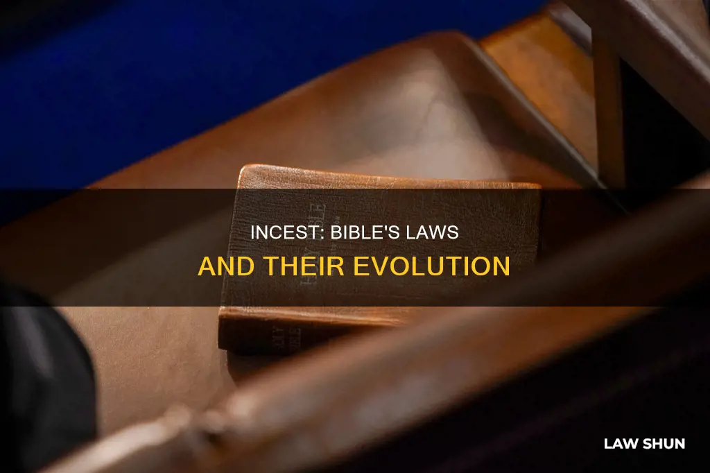 when did incest become against the law in the bible