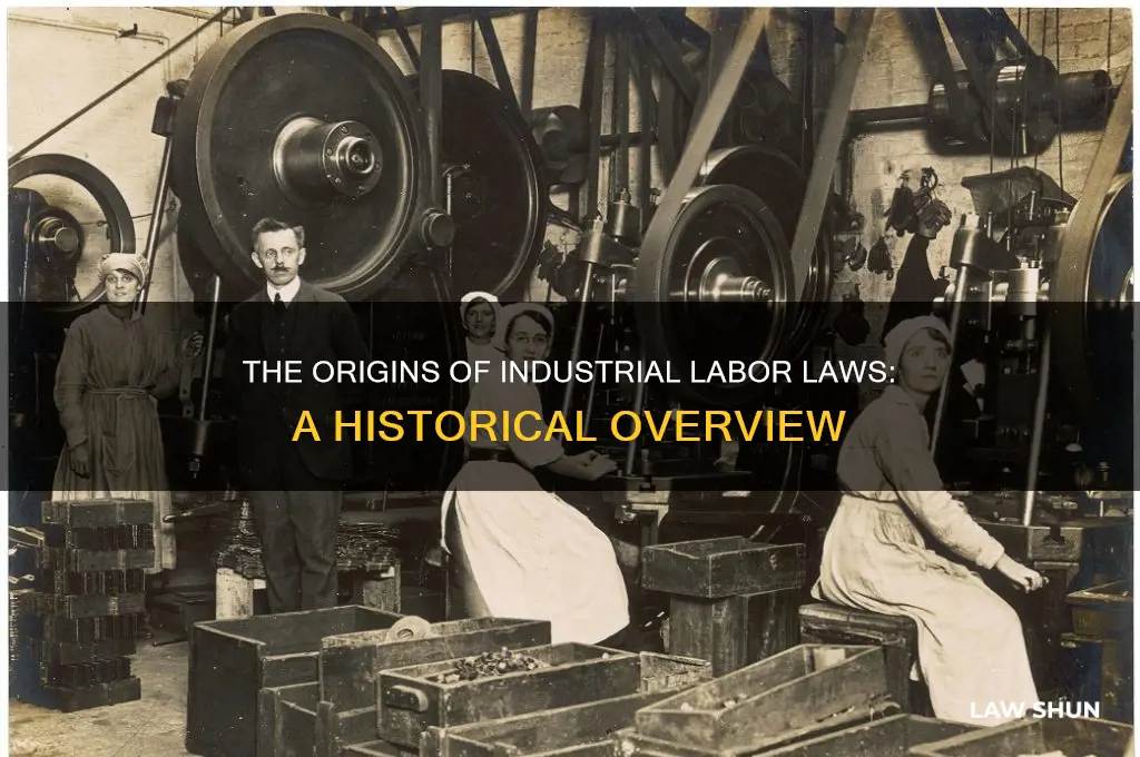 when did industrial labor laws start