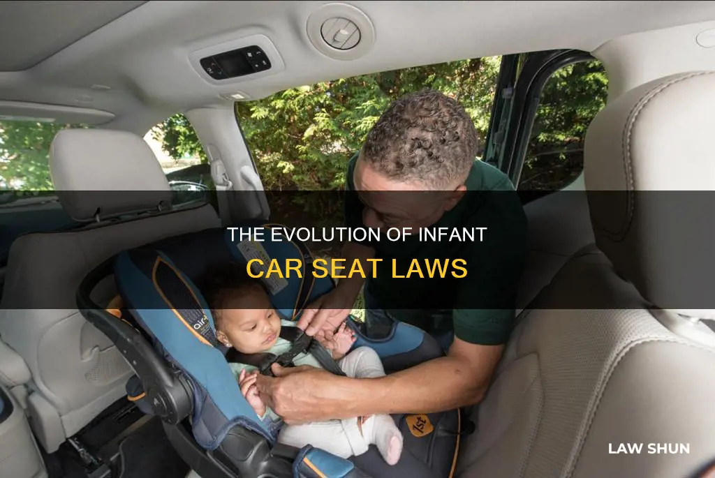 when did infant car seats become law