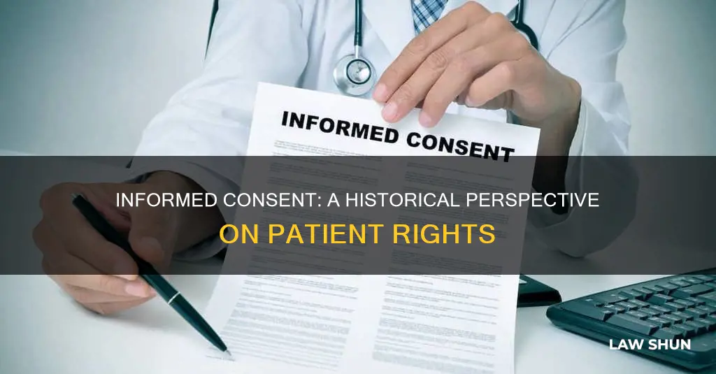 when did informed consent become a law