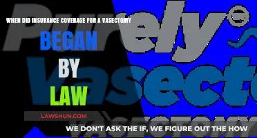 When Did Vasectomy Insurance Coverage Become Legally Mandated?