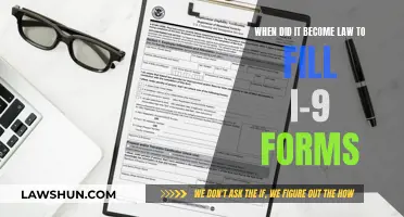 The Evolution of I-9 Forms: From Recommendation to Law