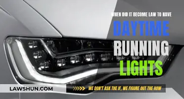 Daytime Running Lights: A Safety Law Evolution