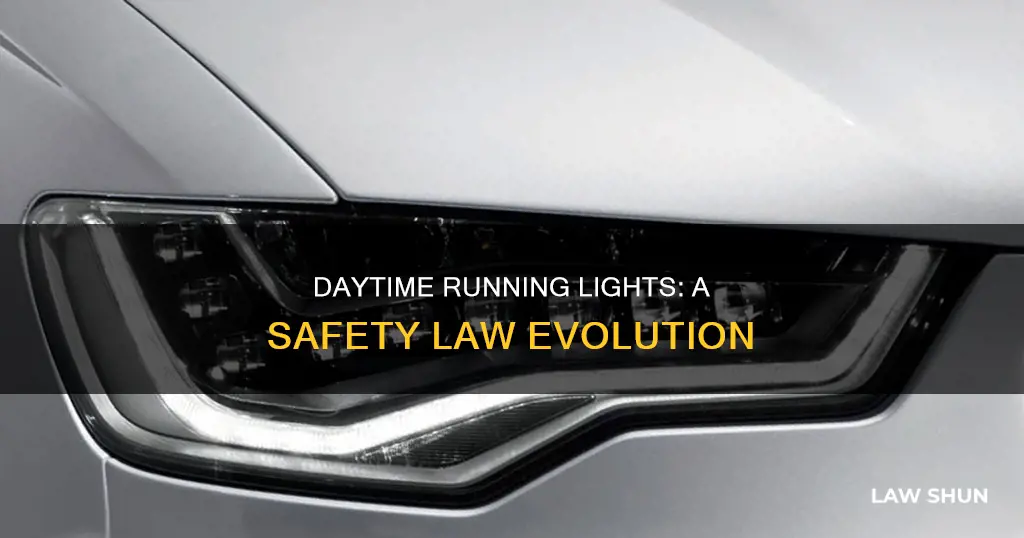 when did it become law to have daytime running lights