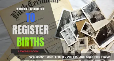 The Evolution of Birth Registration: A Legal History