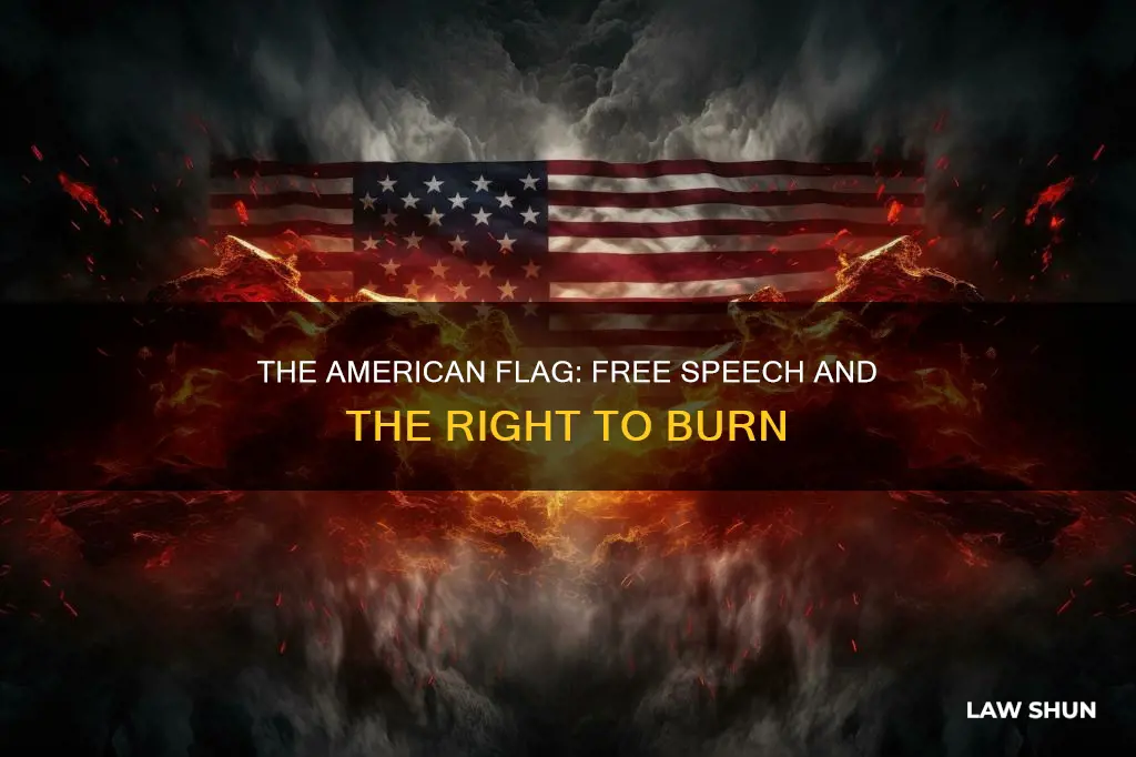 when did it become lawful to burn american flag