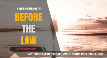 Kafka's 'Before the Law': Exploring the Writing Timeline and Context
