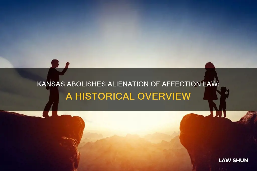 when did kansas abolish the alienation of affection law