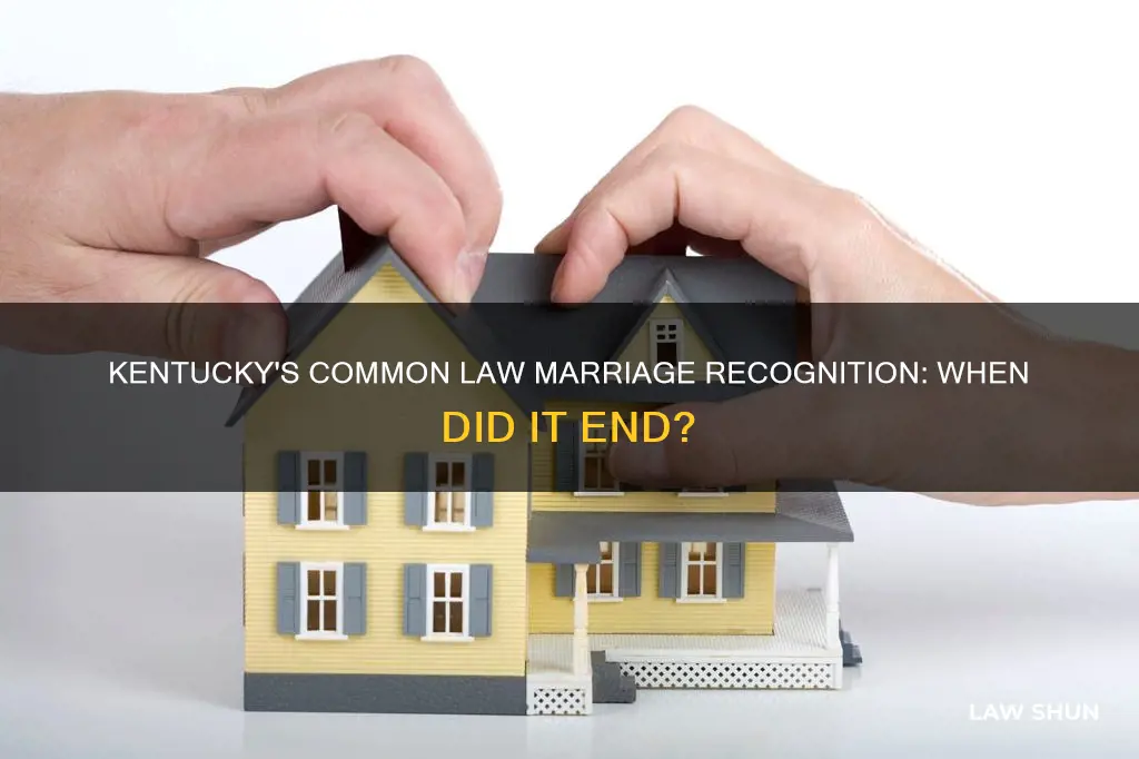 when did kentucky stop recognizing common law marriage
