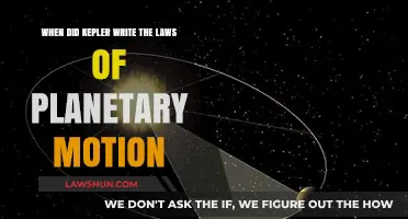 Kepler's Laws of Planetary Motion: When Were They Written?