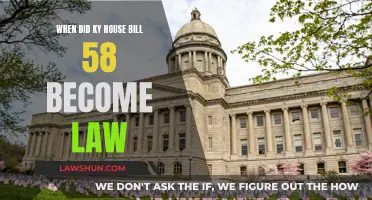 KY House Bill 58: Law Implementation and History