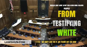 Breaking Barriers: When Black Testimony Against Whites Became Legal