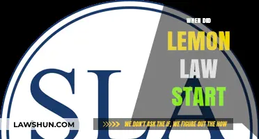 The Origins of Lemon Law: A Historical Overview