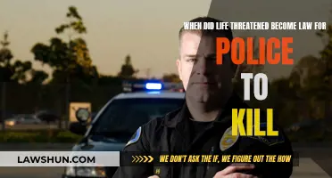 Life-Threatening Danger: Police Lethal Force Law