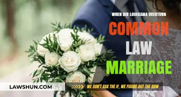 Louisiana Ended Common Law Marriage in 2005