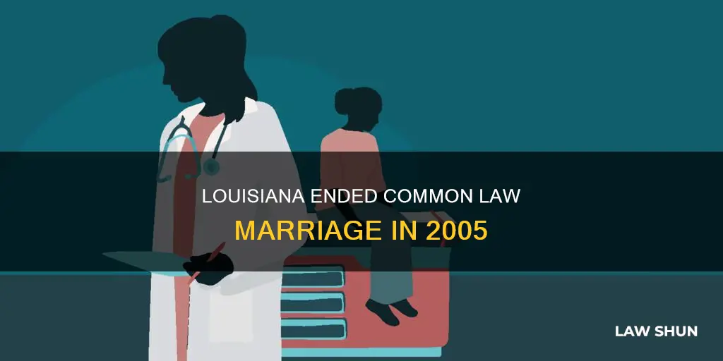 when did louisiana overturn common law marriage