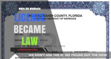 The Evolution of Marriage Licenses: A Legal History