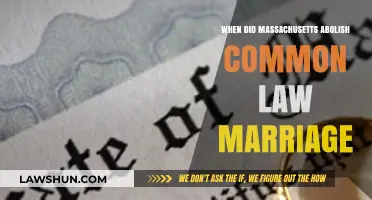 Massachusetts Ended Common Law Marriage in the 1800s