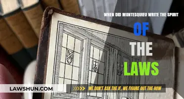 Montesquieu's 'Spirit of the Laws': A Historical Writing Timeline