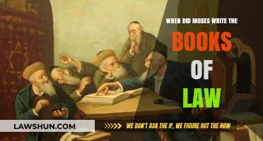 When Did Moses Write the Books of Law?