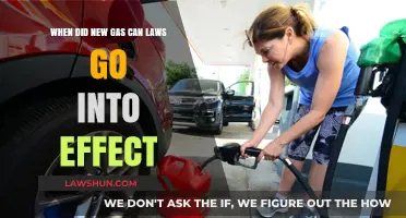 New Gas Can Laws: When Did They Start?