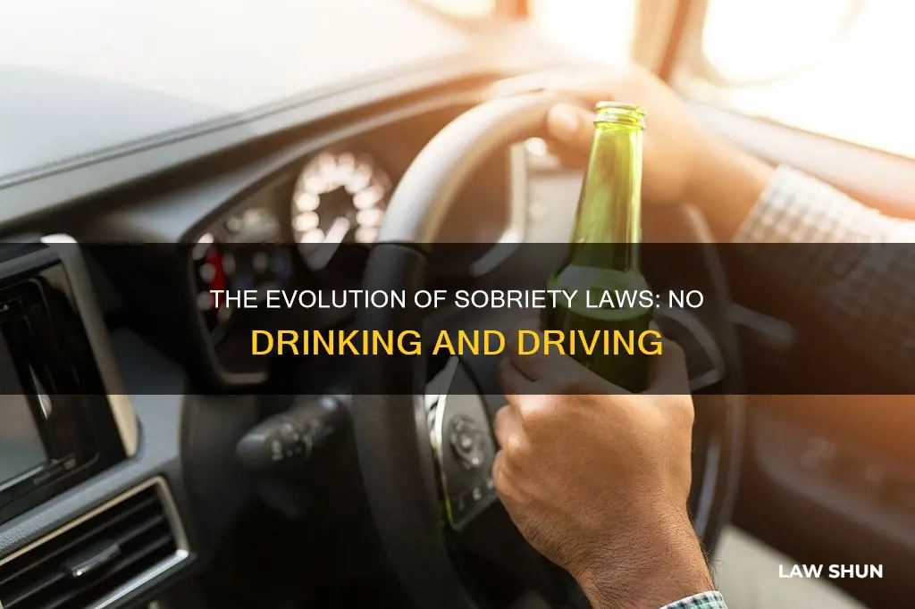 when did no drinking and driving become a law