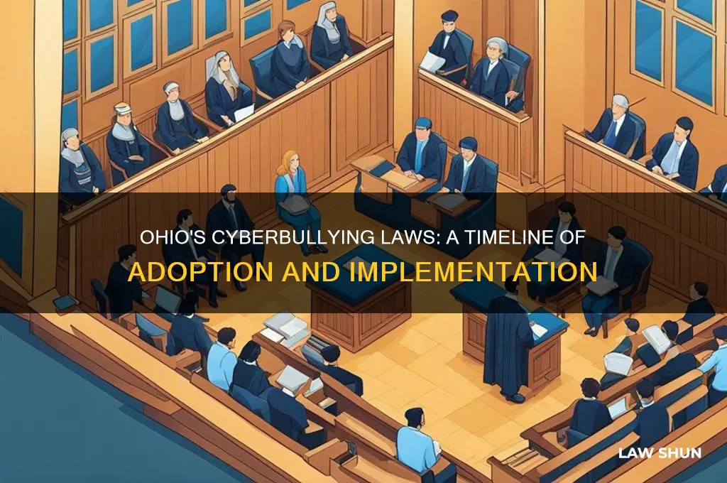 when did ohio adopt cyberbully laws
