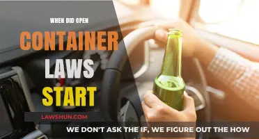 The Origins of Open Container Laws: A Historical Overview