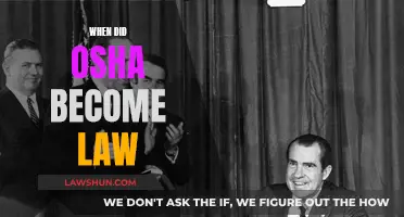 OSHA's Legal History: When Did It Become Law?