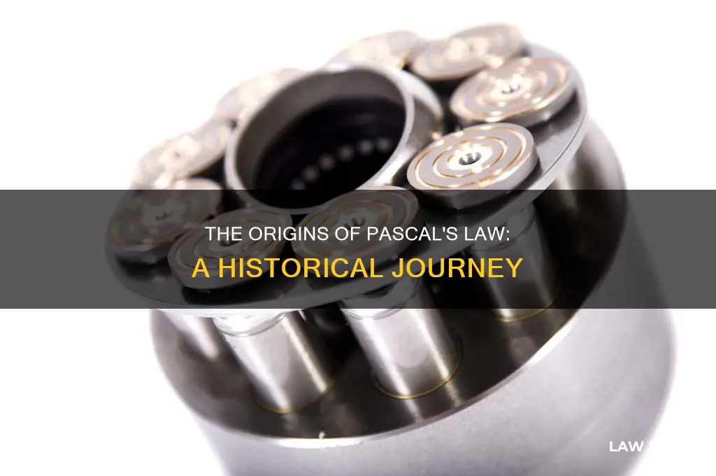 when did pacals law come to be