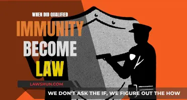 The History of Qualified Immunity Becoming Law